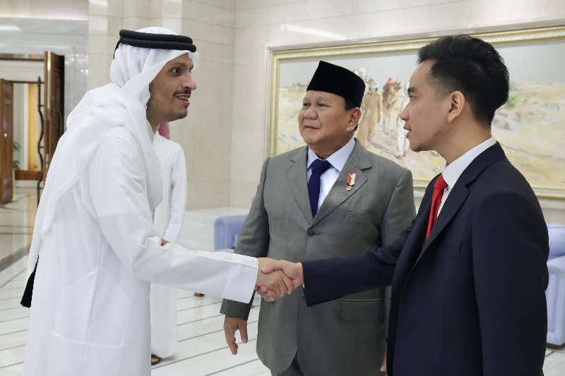 Prabowo dan Gibran di Qatar 5
