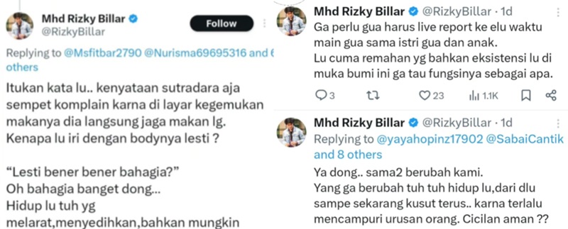 Twitter Rizky Billar