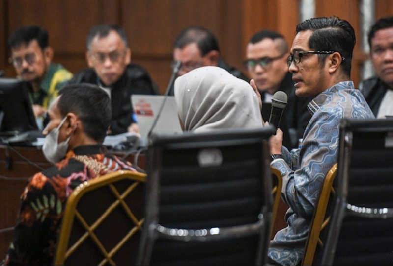 febri diansyah di sidang syl