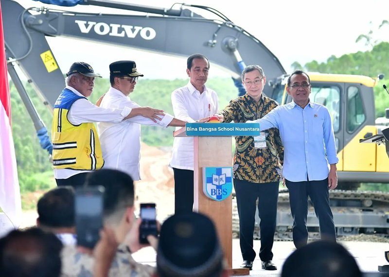 Ground Breaking Bina Bangsa School di IKN - HOLOPIS