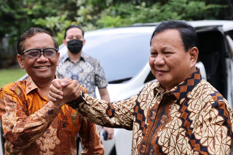 mahfud md dan prabowo subianto