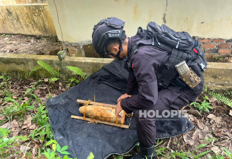 mortir sisa perang dunia ii