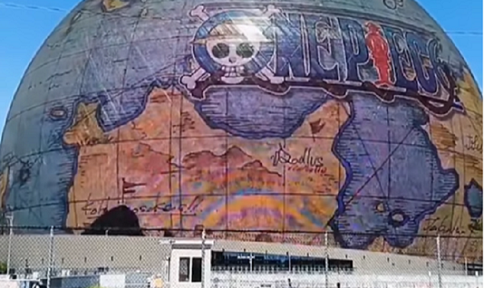 One Piece di Las Vegas Sphere. holopis