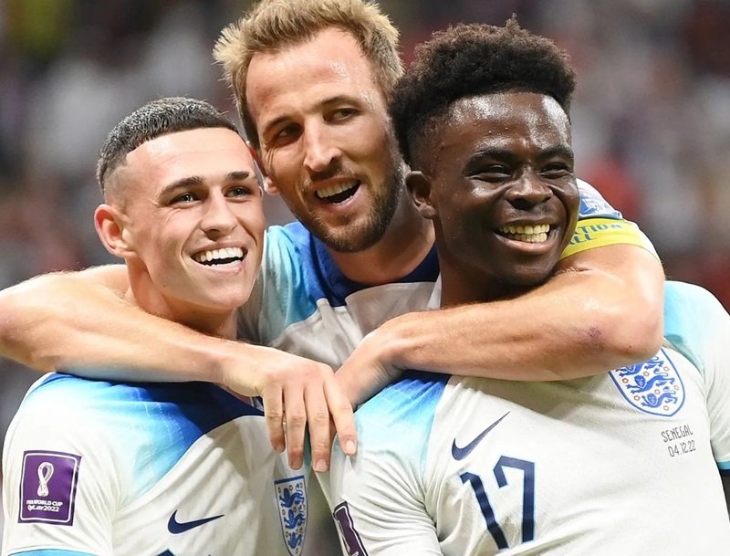 Phil Foden, Harry Kane dan Bukayo Saka