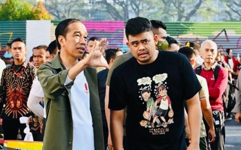 bobby nasution bersama jokowi