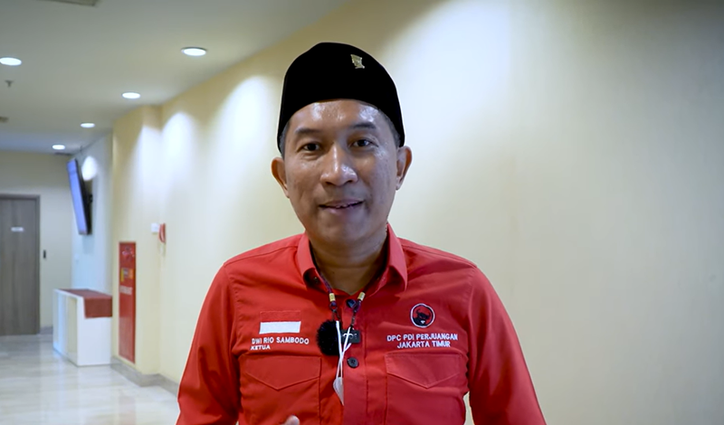 dwi rio sambodo ketua dpc pdip jakarta timur