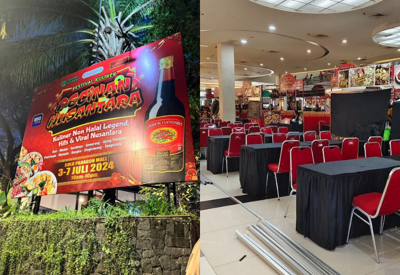 festival kuliner non halal di solo paragon mall