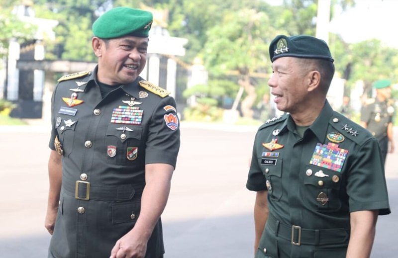 jenderal maruli simanjuntak bersama pimpinan tni ad filipina