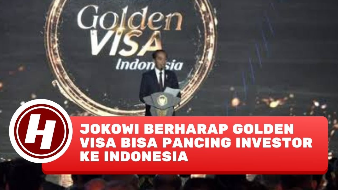Jokowi Luncurkan Golden Visa Holopis
