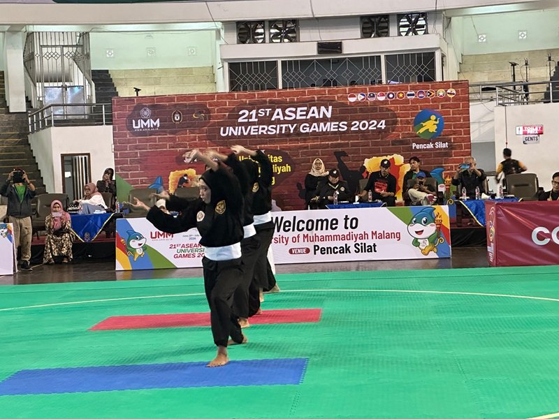 Pencak silat Indonesia di ASEAN University Games 2024