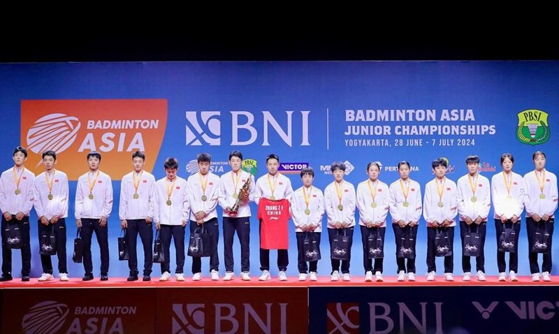 Tim China di Badminton Asia Junior Championship 2024