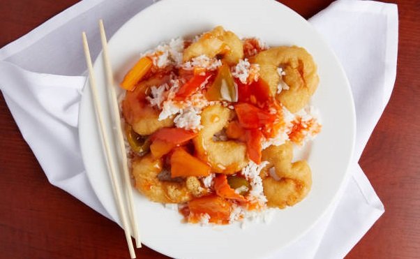Udang asam manis