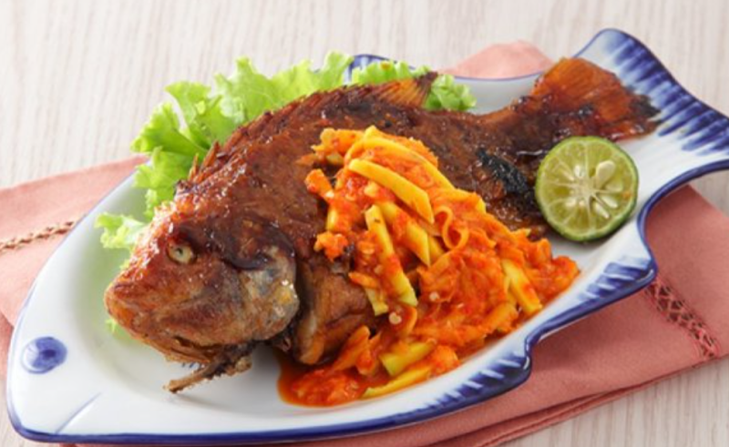Bawal Bakar Sambal Mangga