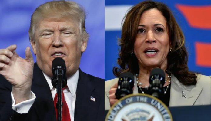 Donald Trump dan Kamala Harris