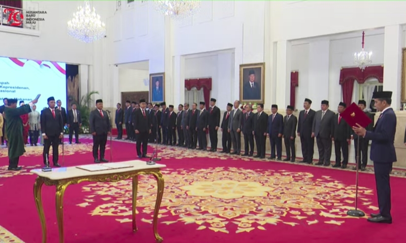 Pelantikan di Istana Negara