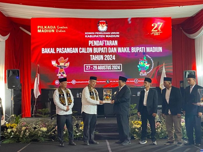 Pendaftaran Bakal Calon Kepala Daerah Madiun Jawa Timur 28 Agustus 2024