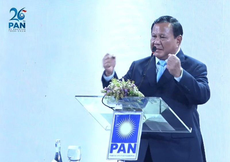 Prabowo Hadiri Kongres 6 PAN Prabowo Hadiri Kongres 6 PAN