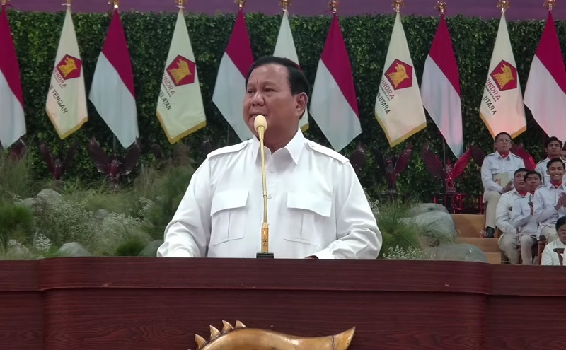 Prabowo Subianto di Rapimnas