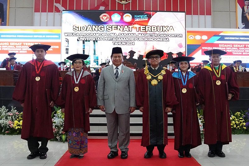 Prabowo di Unhan Bogor