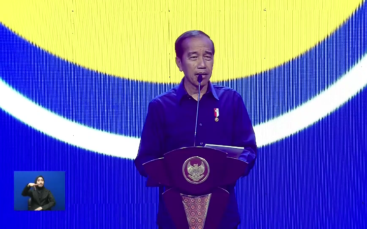 Presiden Jokowi di Nasdem