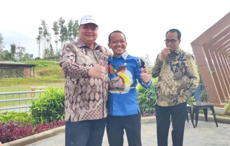 airlangga bersama bahlil