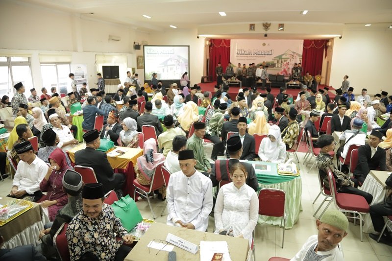 nikah massal di palembang diprakarsai oleh kementerian agama
