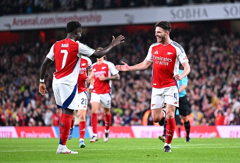 Arsenal vs Bolton di Carabao Cup