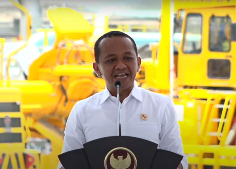 Bahlil Lahadalia di Peresmian Smelter Tembaga Milik PT AMMAN