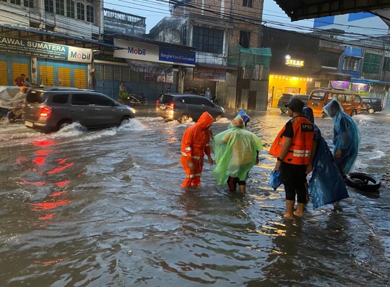 Banjir di Kota Binjai