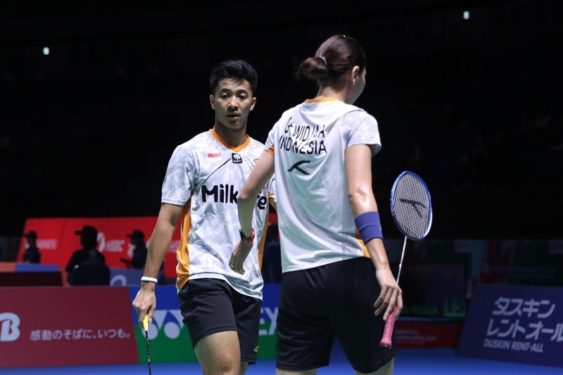 Dejan-Gloria, ganda campuran badminton Indonesia
