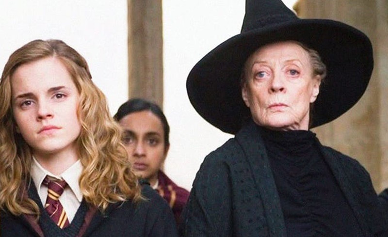 Emma Watson dan Maggie Smith