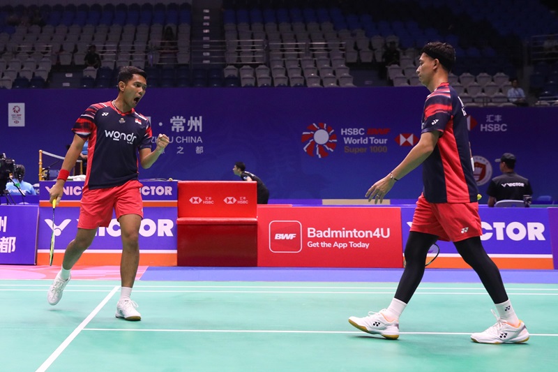 Fajar-Rian di China Open 2024