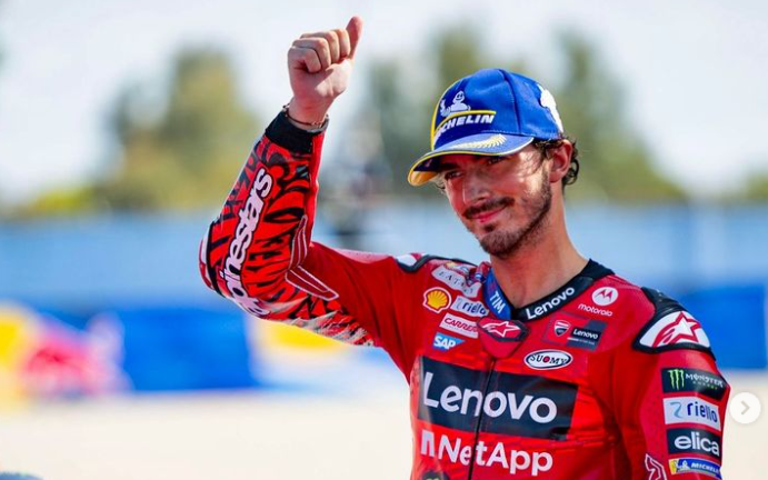 Francesco Bagnaia di MotoGP Emilia Romagna 2024