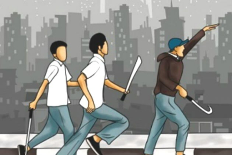 Ilustrasi Tawuran