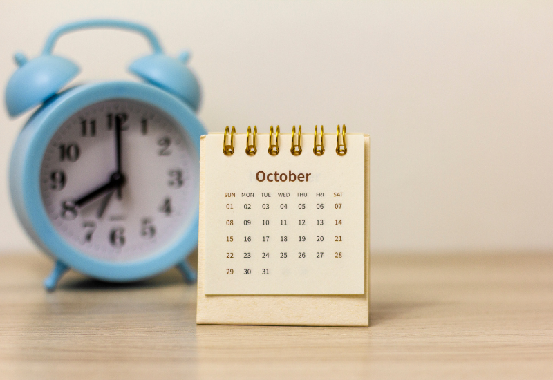 Kalender Oktober