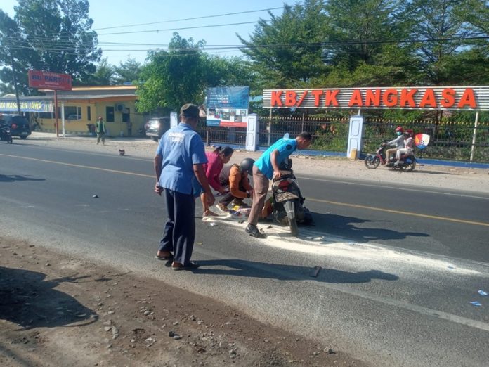 Kecelakaan Motor di Magetan