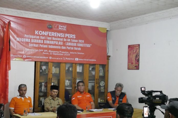 Konferensi Pers Partai Buruh dan Serikat Petani Indonesia