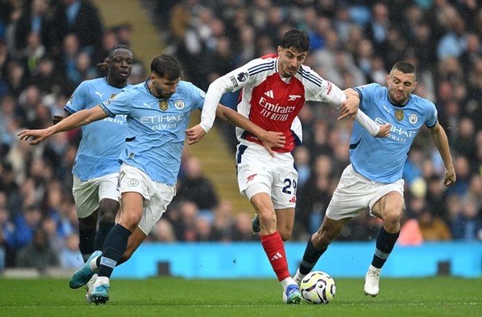 Manchester City vs Arsenal di Liga Inggris