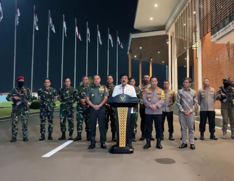 Menko Polhukam Hadi Tjahjanto