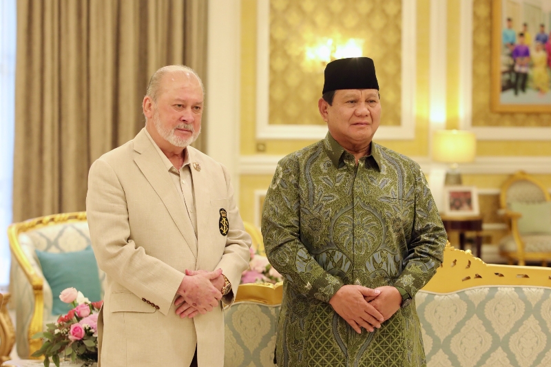 Prabowo Subianto dan Sultan Ibrahim