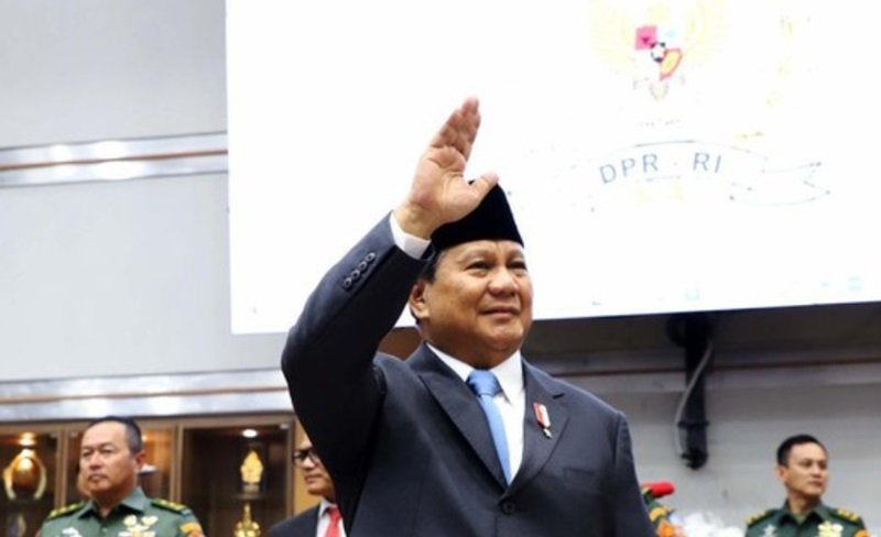 Prabowo Subianto di DPR 3