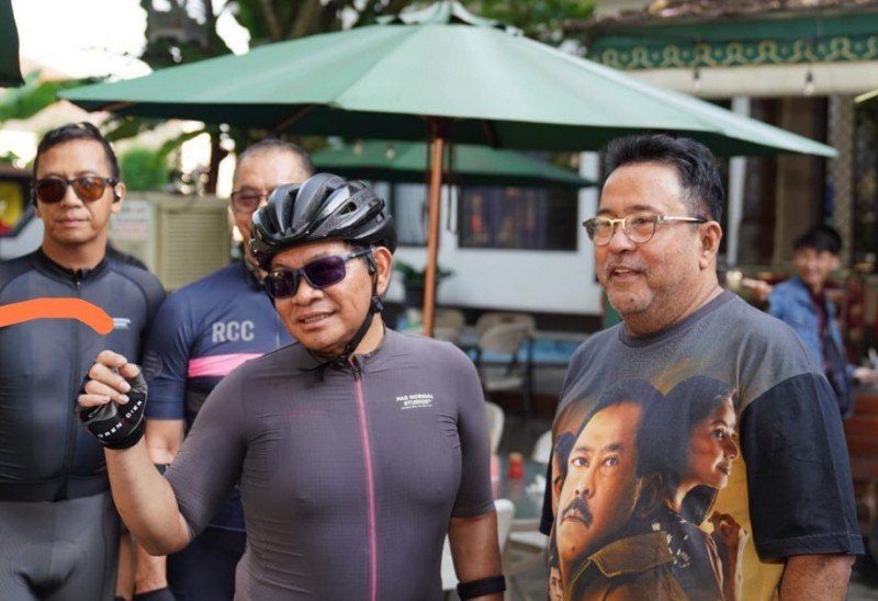 Pramono Anung bersama Rano Karno