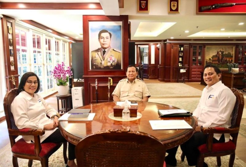 Sri Mulyani dan Prabowo
