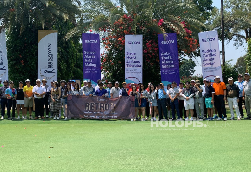 retro partee golf tournament Senayan Golf Club -