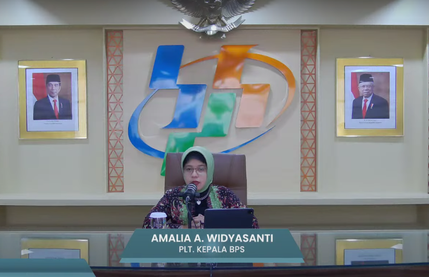 Amalia Adininggal Widyasanti Rilis Berita Statistik