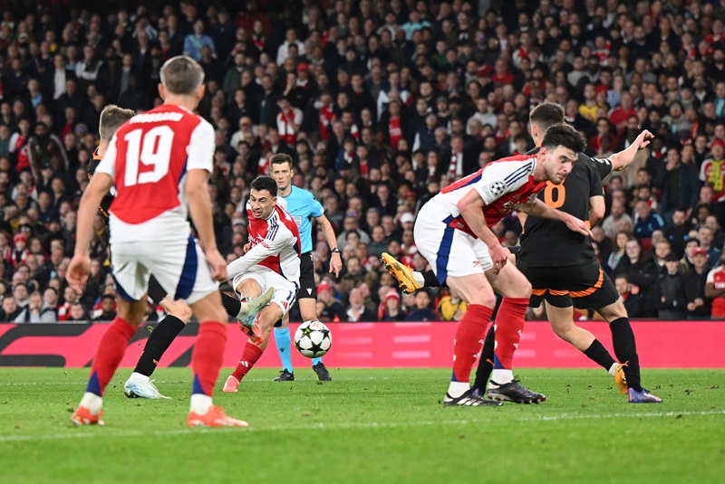 Arsenal vs Donetsk di Liga Champions