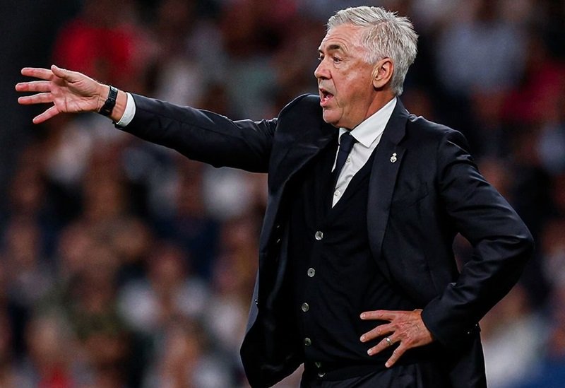 Carlo Ancelotti, pelatih Real Madrid