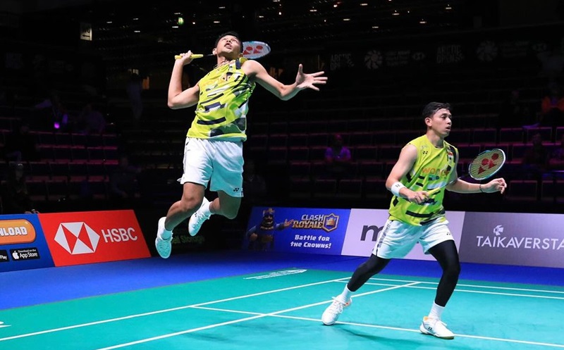 Fajar Alfian-Muhammad Rian Ardianto di Arctic Open 2024