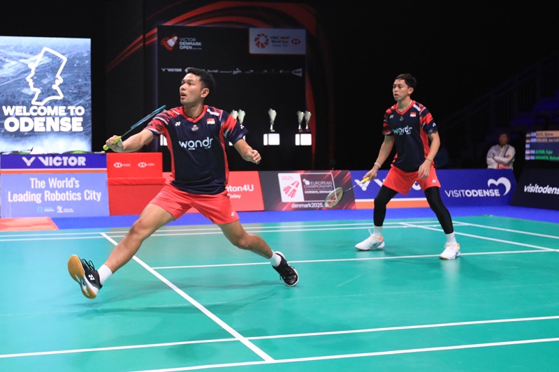Fajar Alfian-Muhammad Rian Ardianto di Denmark Open 2024