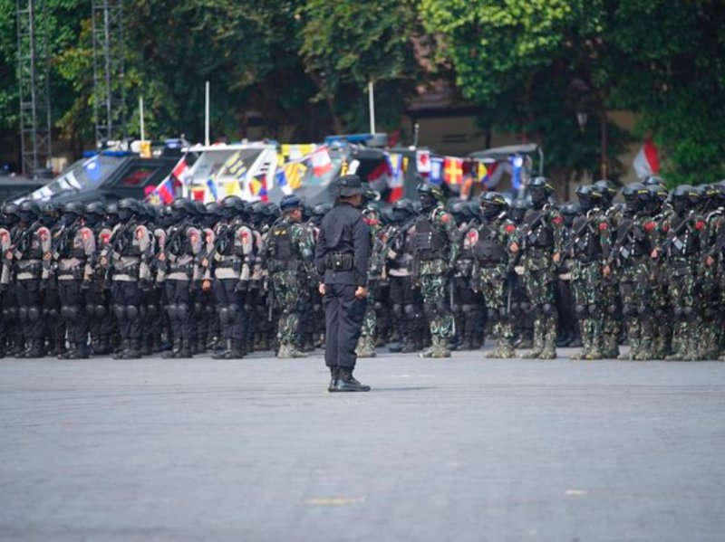 Gladi Bersih Pengamanan Pelantikan Presiden